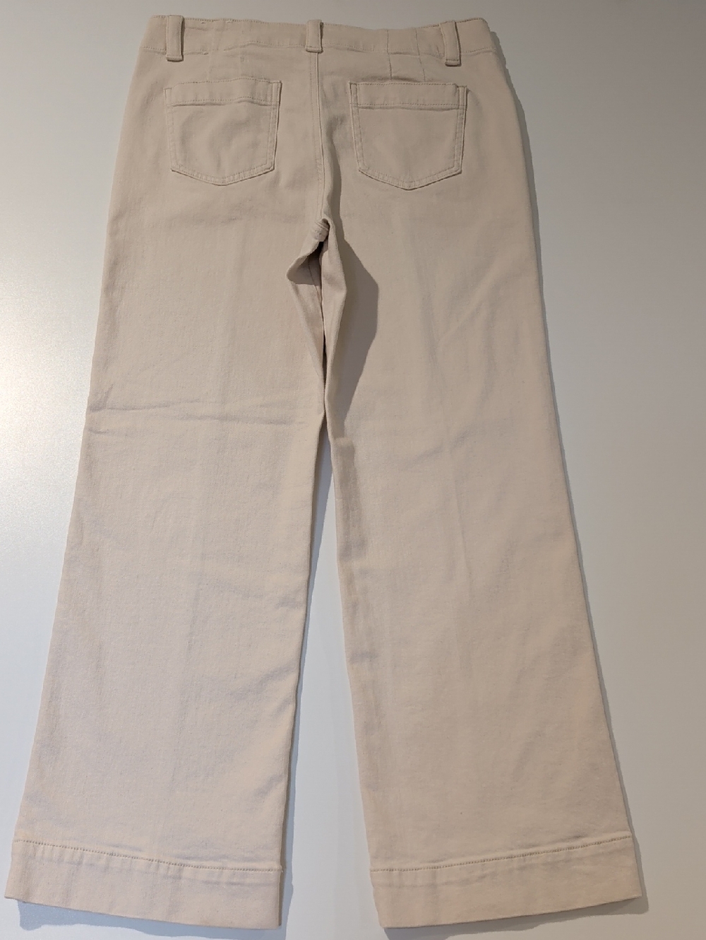 Talbots Classic Jean Denim Trouser with Black Label Size 10  99% Cotton 1% Spand - Picture 7 of 11